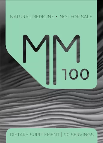 Example of microdosing packet with 100mg pills